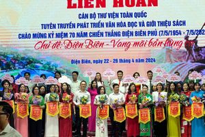 Thư viện tỉnh đạt giải Nhì toàn đoàn tại Liên hoan Cán bộ thư viện toàn quốc tuyên truyền phát triển văn hóa đọc