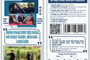 Trang phục dân tộc Nùng, xã Thiện Thuật, Bình Gia - Lạng Sơn