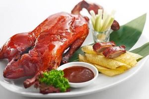 Vịt ủ xì dầu thảo mộc