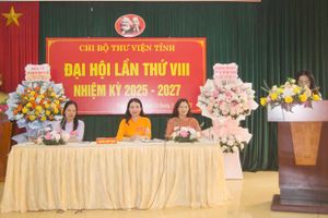 ĐẠI HỘI CHI BỘ THƯ VIỆN TỈNH TUYÊN QUANG
LẦN THỨ VIII, NHIỆM KỲ 2025 - 2027
