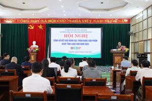 <div>Hội nghị c&ocirc;ng bố kết quả đ&aacute;nh gi&aacute;, ph&acirc;n hạng sản phẩm OCOP năm 2025</div>